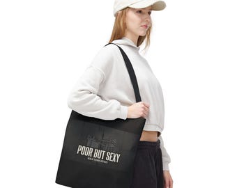 Poor But Sexy tote bag | Berlin skyline graphic, techno district