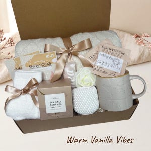 Sending Healing Vibes Gift Box for Women, Thinking of You Care Package for Her, Post Surgery Recovery Present, Get Well Soon Basket