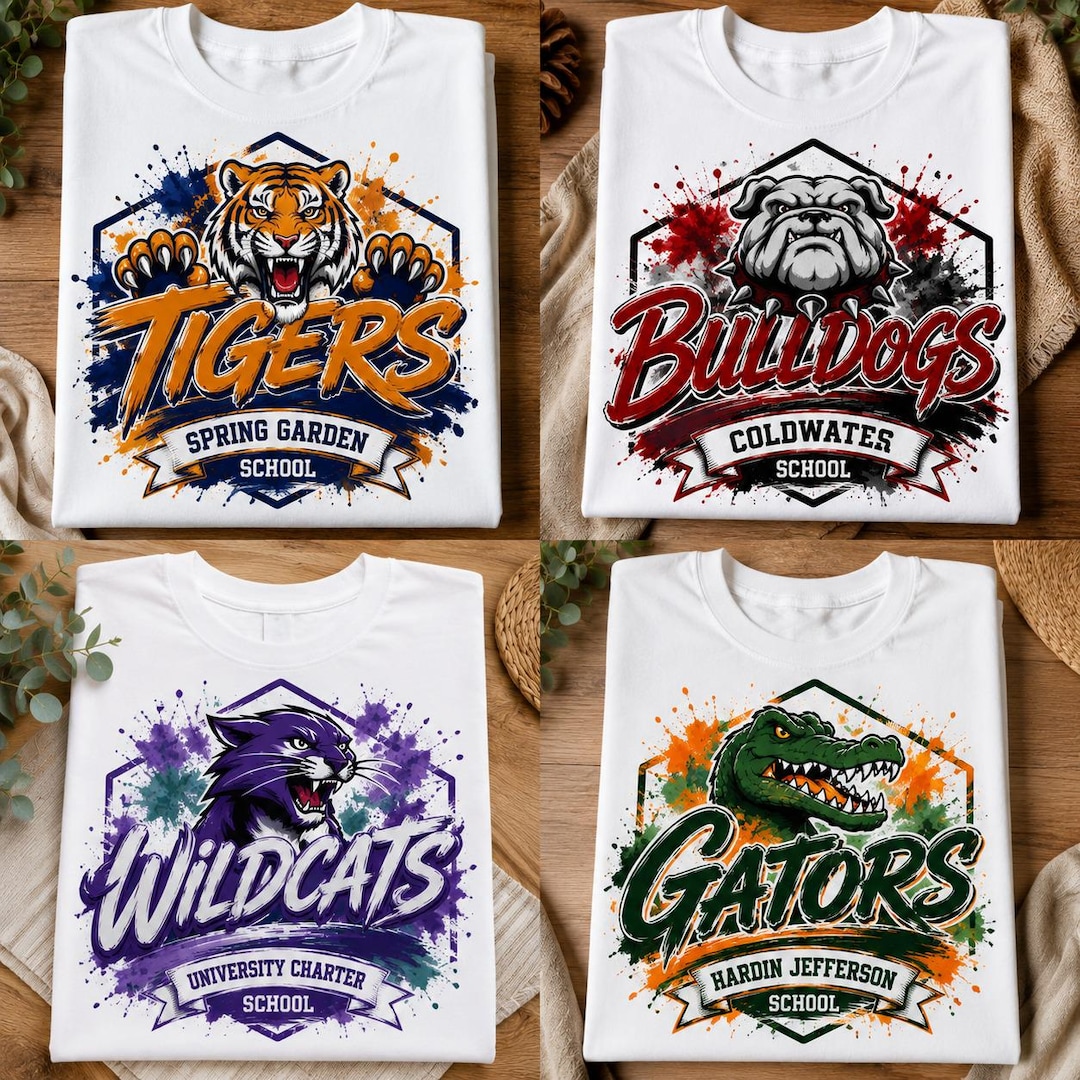 Custom School Mascot PNG, Team Sports Logo Design (digital Download) - Etsy