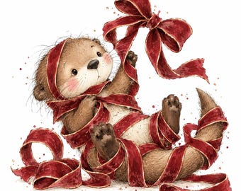 Festive Christmas Clipart Bundle: PNG Illustrations, Digital Download, 15 PNG