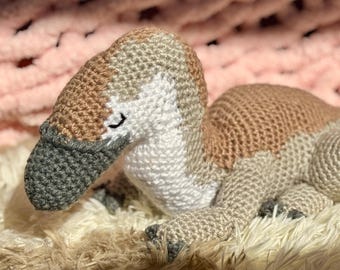 Velociraptor Häkelanleitung Dino Amigurumi (Digitaler Download)