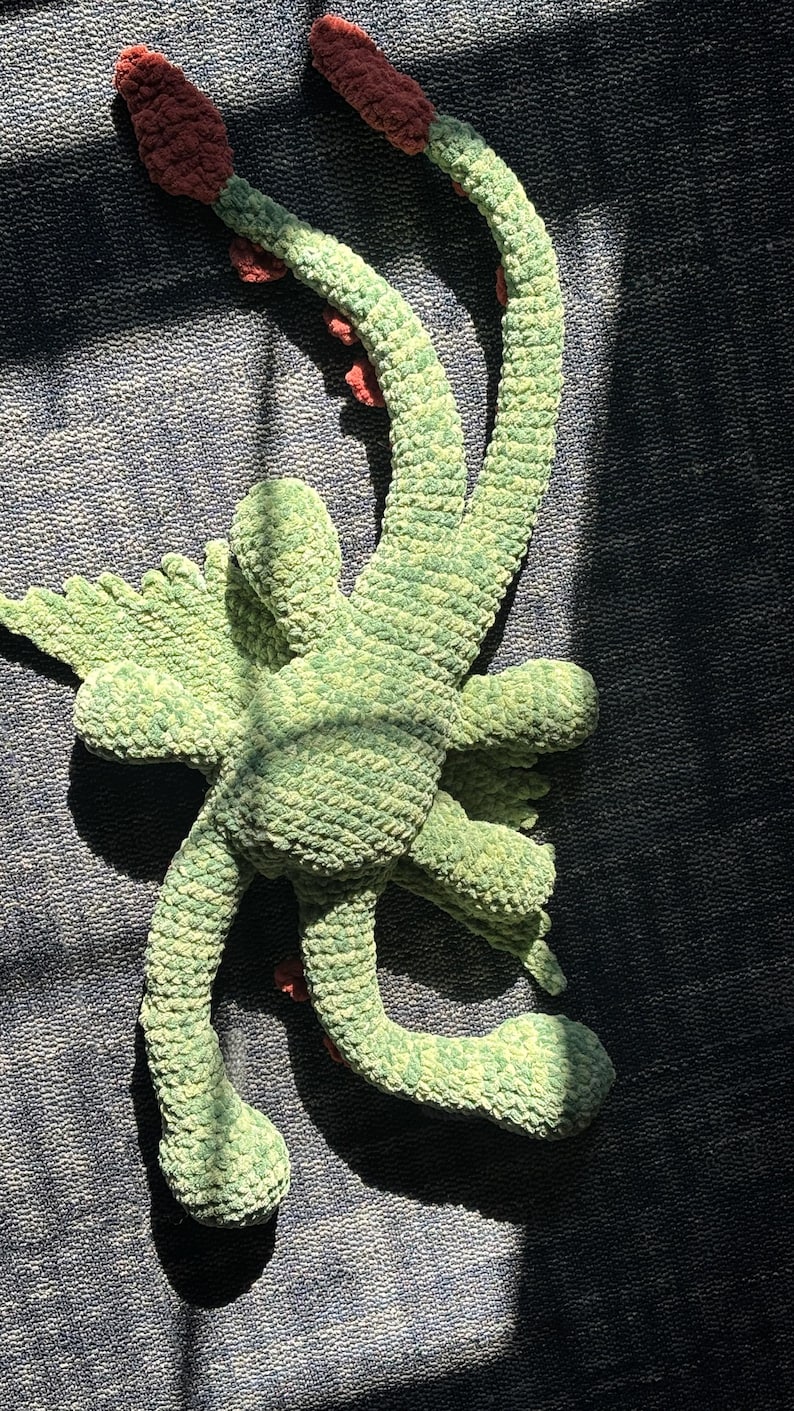 Hideous Pattern Amigurumi Dragon Crochet Pattern, Adorable Hideous Zippleback Inspired ...