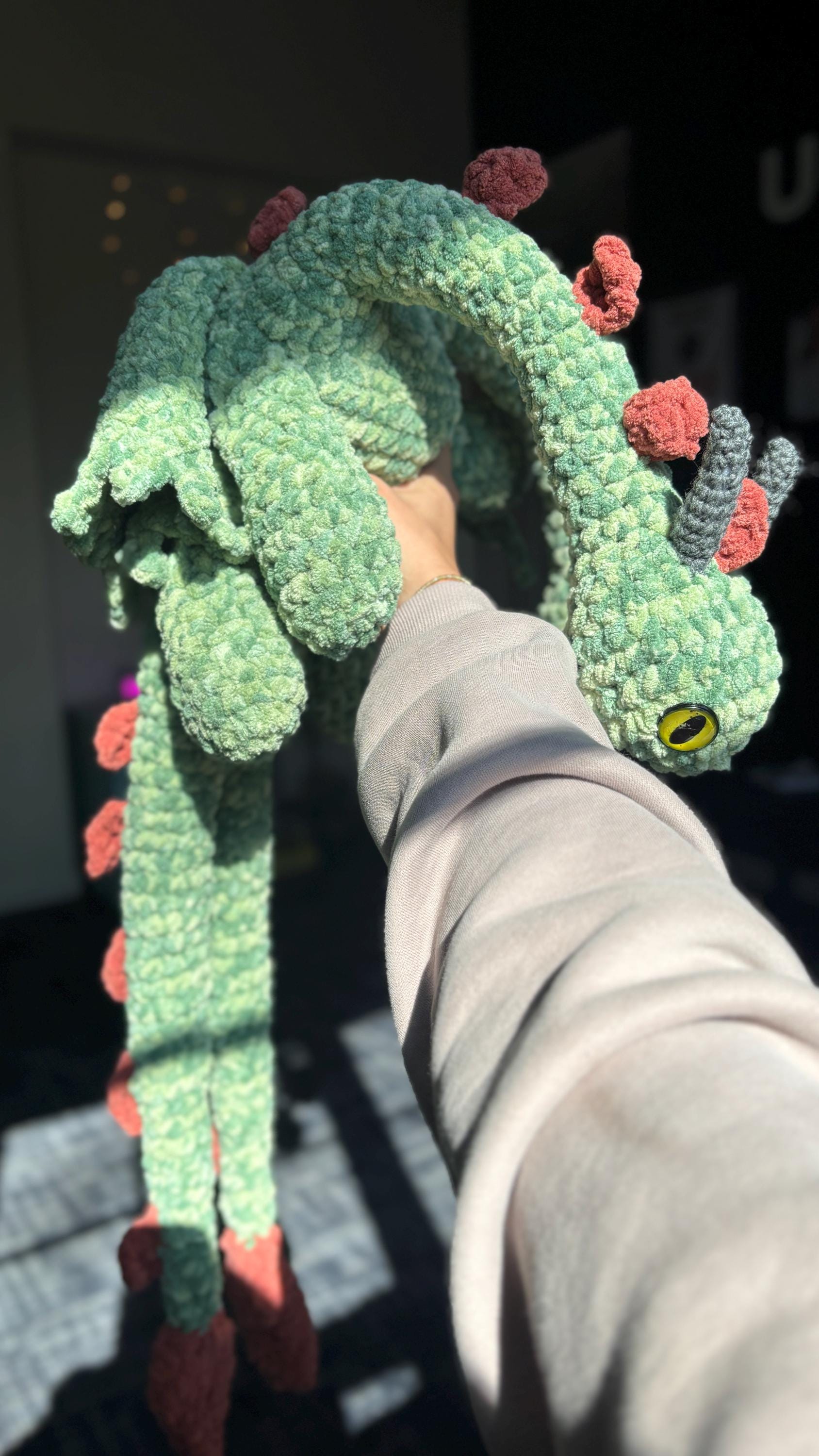 Hideous Pattern Amigurumi Dragon Crochet Pattern, Adorable Hideous Zippleback Inspired ...