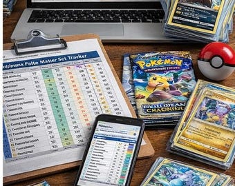 Pokémon Master Set Tracker 2020–Present Tracker Spreadsheet | Track Every Set 2020-Present Pokemon Collection Spreadsheet | Digital Download