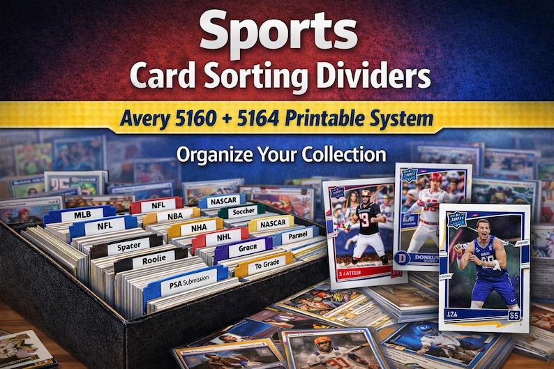 Sports Card Sorting System - Etsy