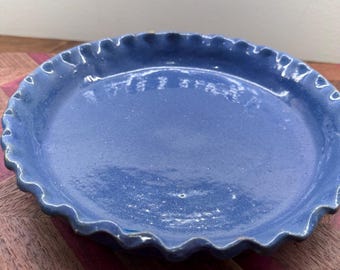 Handmade Cornelison Pottery Pie Plate made in Kentucky