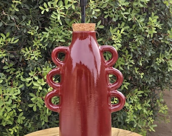 26. Midnight Glow Solar Pottery Light