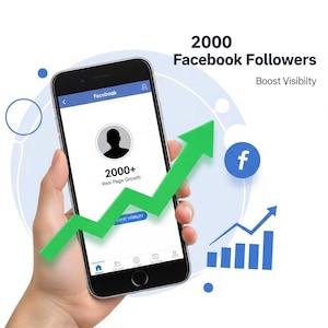 2000 Facebook Followers | Real Page Growth | Boost Visibility