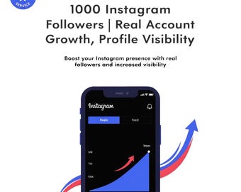 1000 Instagram Followers | Real Account Growth, Profile Visibility