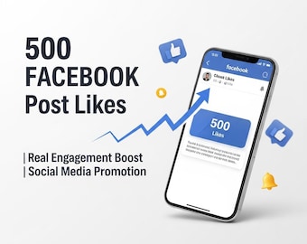 500 Mi piace per un post su Facebook / Aumento reale dell'engagement / Promozione sui social media