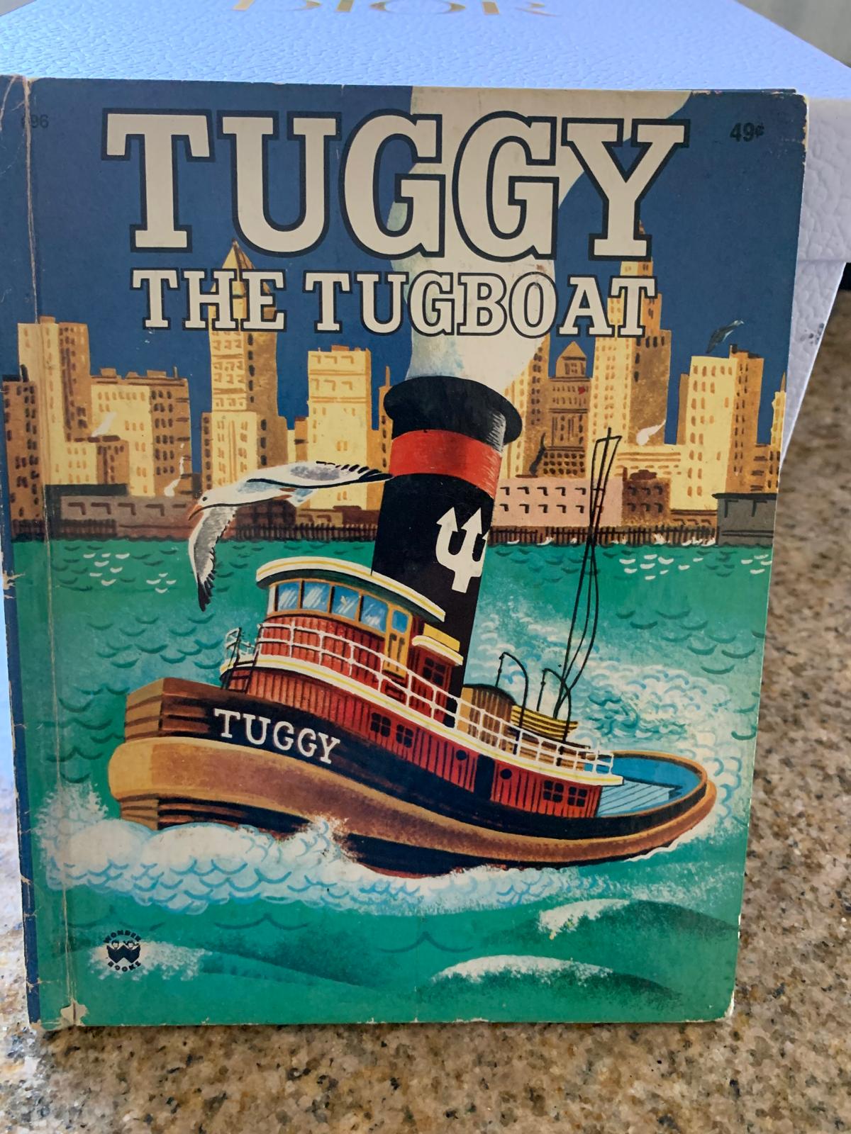 Vintage Book 1975 for Kids. Tuggy the Tugboat, by Jean Horton. - Etsy
