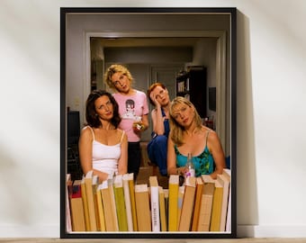 SATC Vintage Girls Poster ,90s TV Show Wall Art Print, Classic Home Décor, Gift for Her, Vintage Room Aesthetic, Instant Download