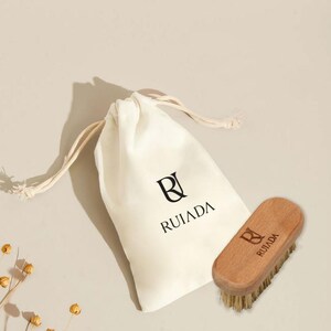 Natural Horsehair Body Brush Set - Cellulite Brush, Face Brush & Vegan Nail Brush - Elegant Touch image 9