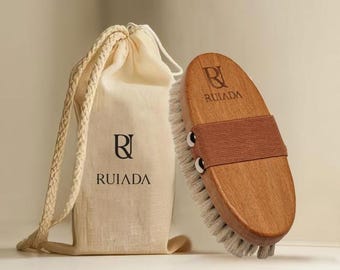 100% Natural Horsehair Cellulite Brush