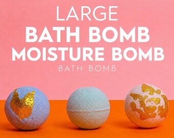 Large Moisture Bath Bombs Set – 3 Pack Hydrating Spa Fizzer for Dry Skin
