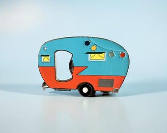 キャンピングカー用栓抜きマグネット、キャンピングカー冷蔵庫装飾、バンライフキッチンアクセサリー