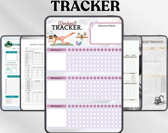 Advanced Workout Tracker: Fitness Log, Strength Roadmap (PDF PNG)