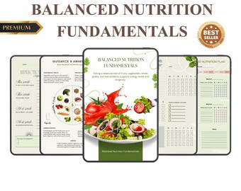 Balanced Nutrition Fundamentals Planner | Healthy Eating Roadmap (Digital Download)