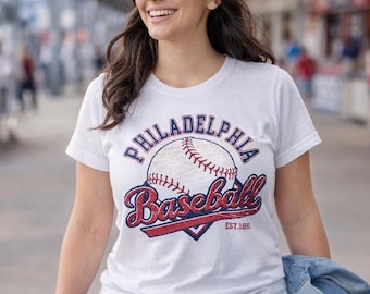 Unisex Philadelphia Baseball T-Shirt - Vintage Baseball Tee, Phillies Shirt, Philly T-Shirt