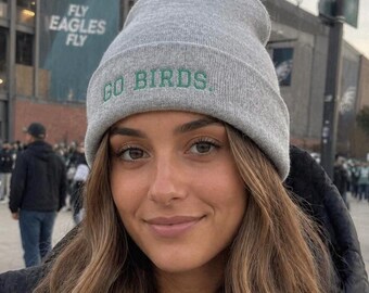 Philadelphia Eagles Beanie, Philly Football Hat - Embroidered Beanie, Eagle Knit Hat, Winter Hat