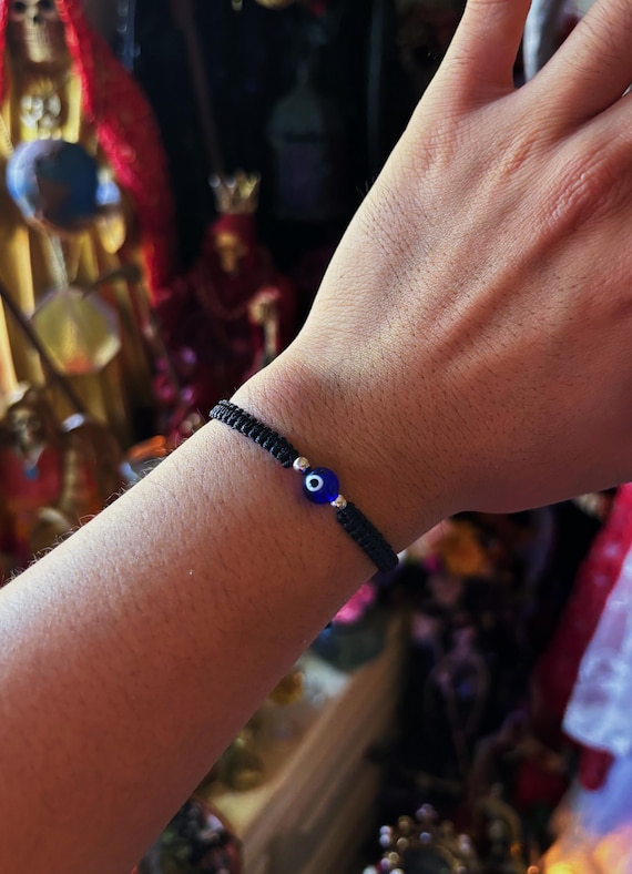 Enchanted Evil Eye Black String Bracelet