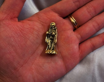 Bronze Mini Santa Muerte Statue