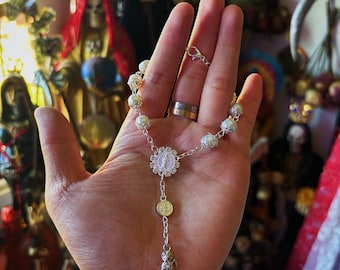 Mini Santa Muerte Rosary