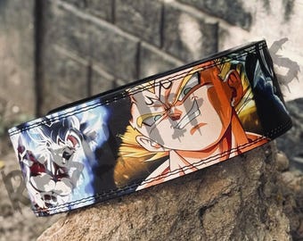 Cinturón de palanca de Dragon Ball Z: Cinturón de gimnasio de levantamiento de pesas del anime Goku