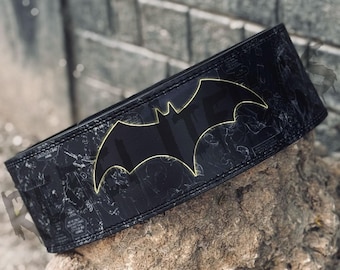 Batman Anime Lever Powerlifting Belt | Leather Gym Belt |
