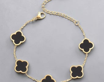 Bransoletka z zawieszką Lucky Clover Gold