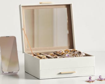 Luxury Multi-Layer Jewelry Organizer Box