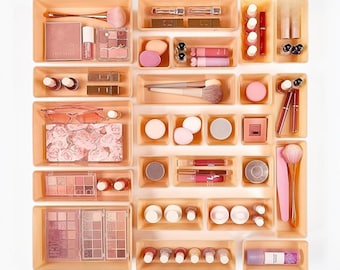 Clear Drawer Organizer Set 25 Pieces