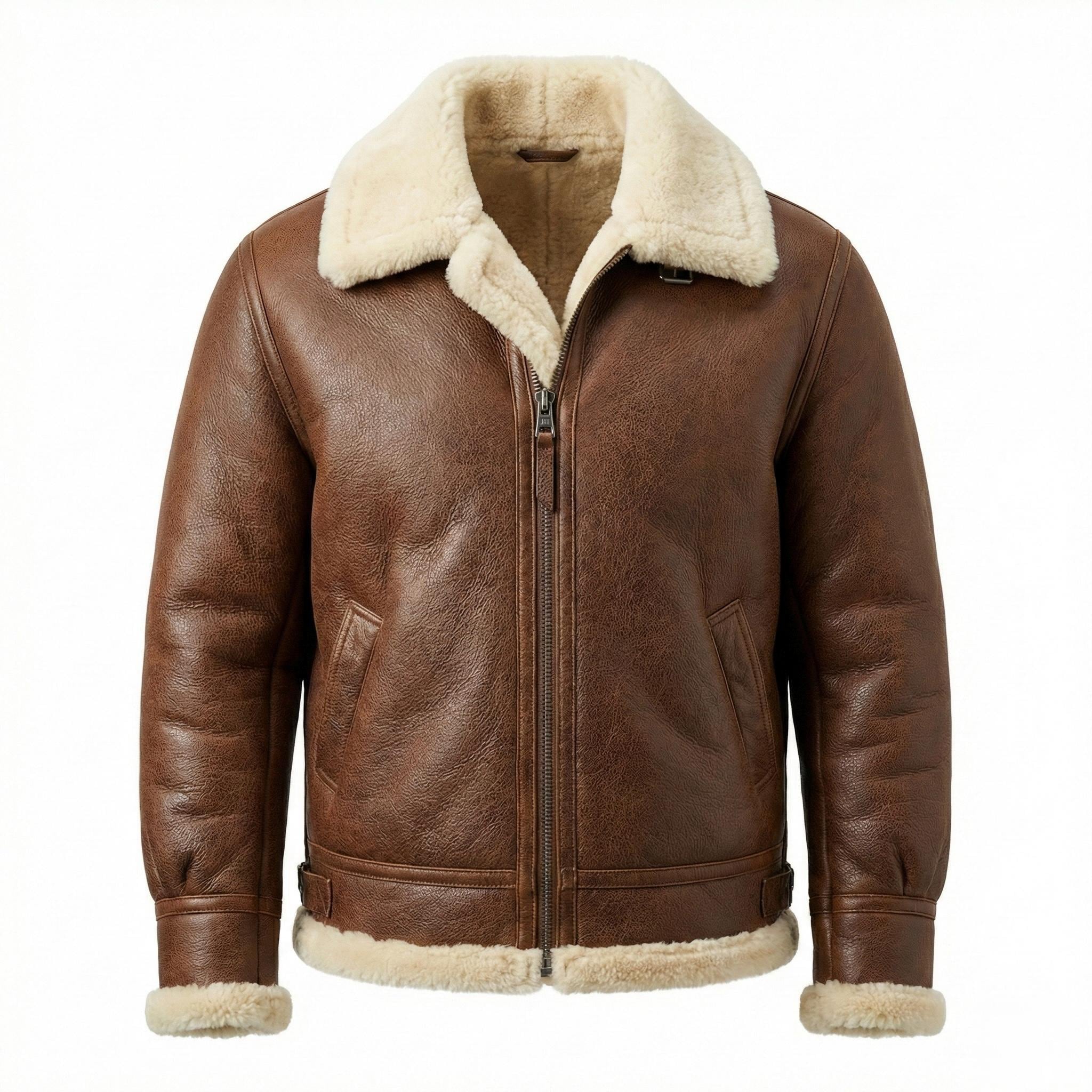  Atelier 2024AW シアリングジャケット シープスキン XL Vintage leather aviator shearling sheepskin jacket - Etsy 日本