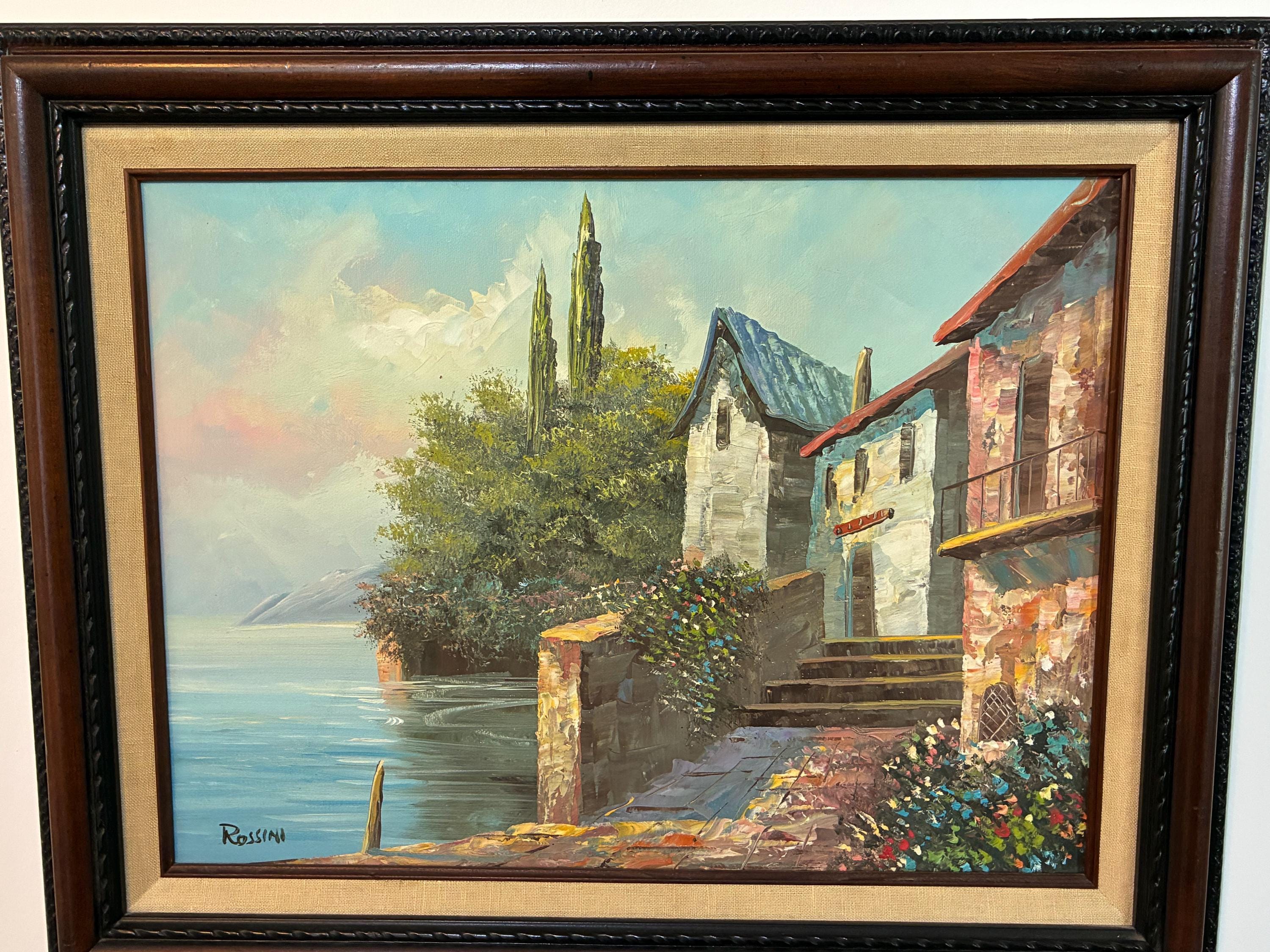 Rossini oil painting - Etsy 日本