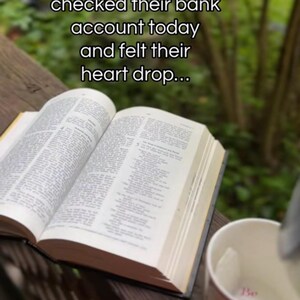 Christian Encouragement ,  Bible Tip Ins for Financial Anxiety , Devotional Inserts