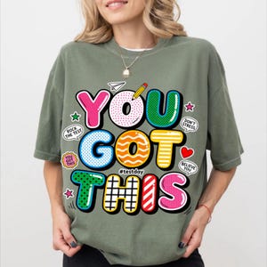 Retro Neon You Got This Testing Day PNG Teacher Test SVG Motivational Exam Shirt Design STAAR Final Digital File Download image 7
