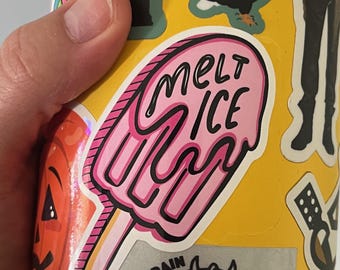 Melt ICE Popsicle sticker