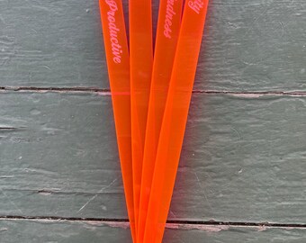 Social Justice Indoor Plant Marker set, acrylic, four pack