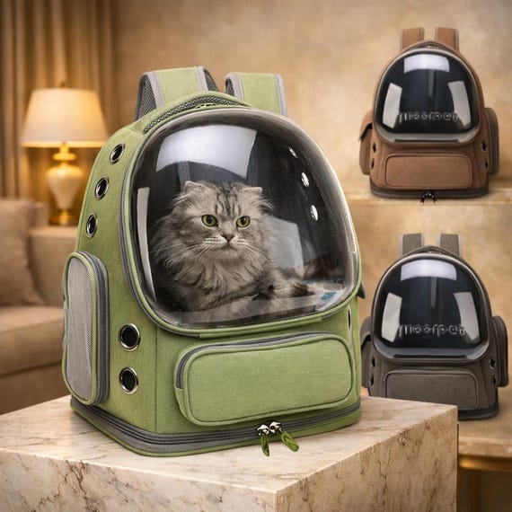 Transparent Cat Backpack Carrier - image 1