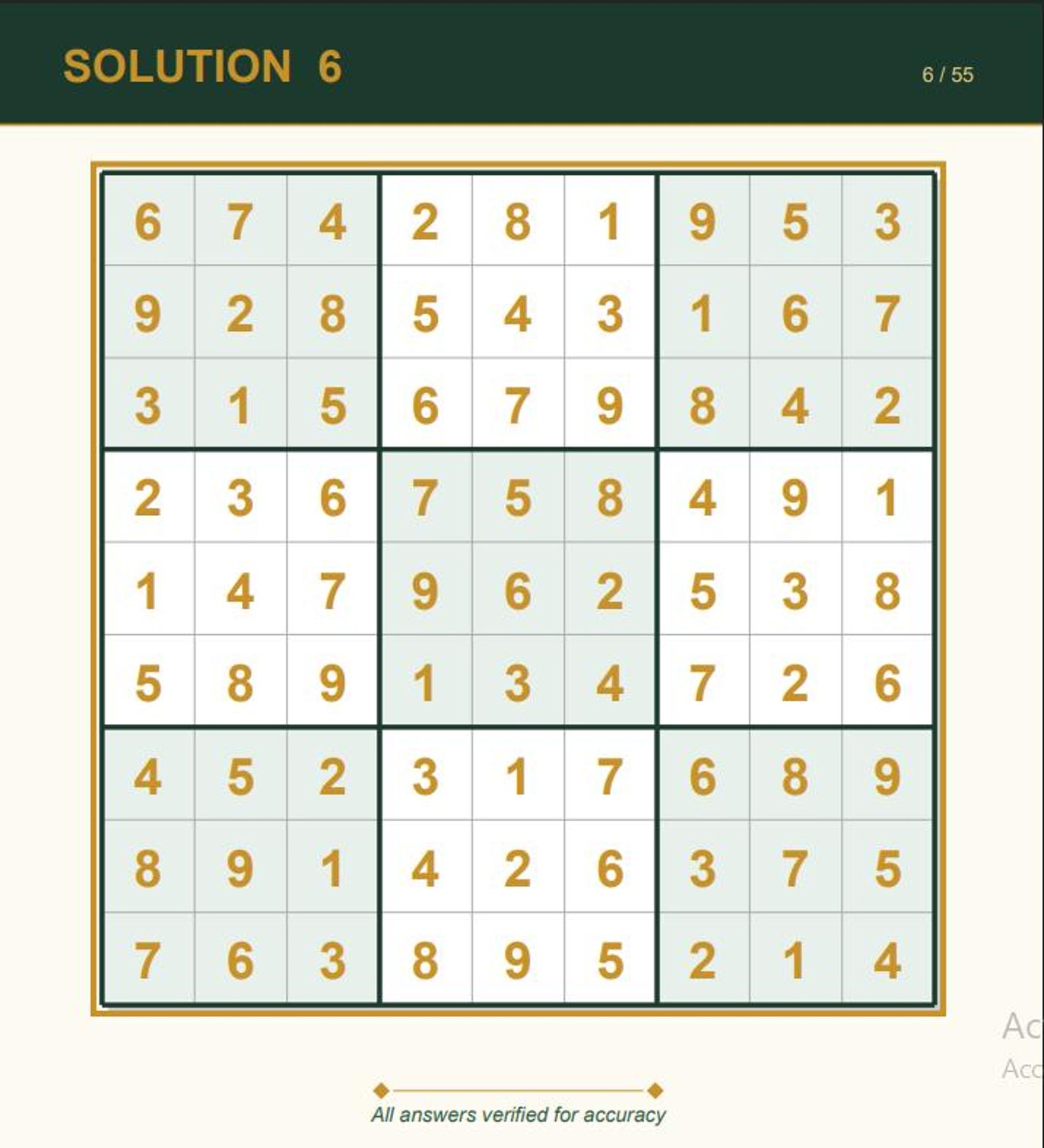 Large Print Sudoku for Seniors Printable | 55 Easy Medium Puzzles With