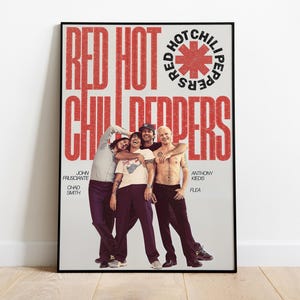 Red Hot Chili Peppers Posters Vintage - Etsy