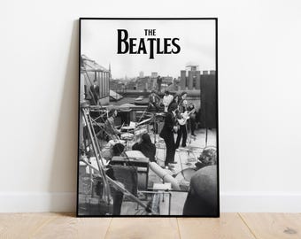 Pôster dos Beatles, Impressão da Banda de Rock Clássico, Arte de Parede Musical Vintage, Decoração Retrô da Banda, Pôster Musical dos Anos 60, Arte do Álbum dos Beatles