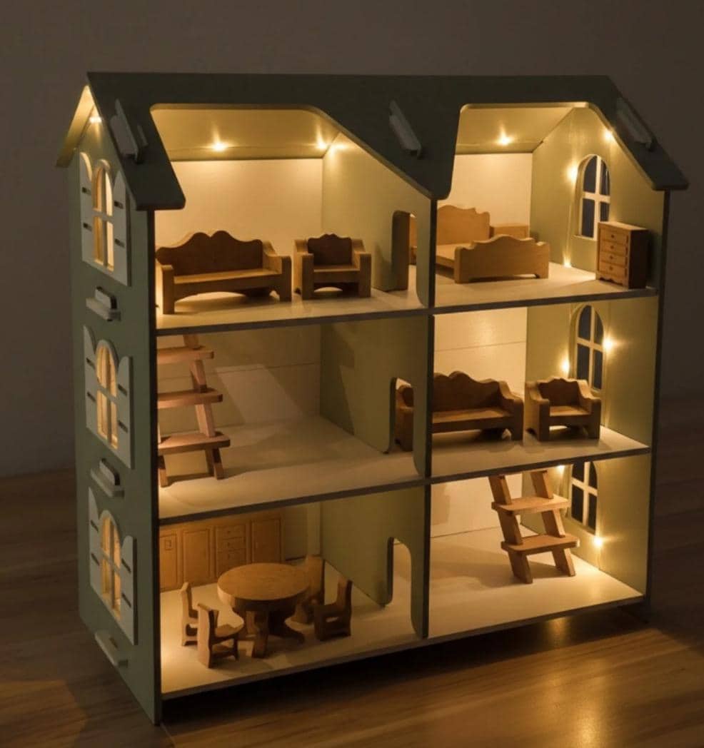 ドールハウス　ハンドメイド1/12 NO.88 Fully Assembled Dollhouse 1:12 - Etsy