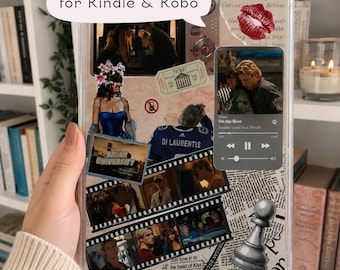 Cyfrowa wkładka do Kindle'a i Kobo Libra poza kampusem | Dean i Allie | Hockey Romance Booktok Decor | PrimeVideo | Briar U (pobranie cyfrowe)