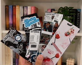 Off Campus Bundle Digital Bookmarks PDF & PNG |Hockey Romance Decor| BookTok Aesthetic | Book Gifts | Briar University | Digital Download