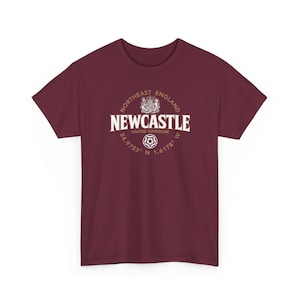 Newcastle nordöstra England koordinatetikett 2C T-shirt bild 9