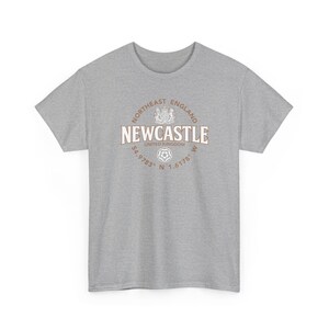 Newcastle nordöstra England koordinatetikett 2C T-shirt bild 7
