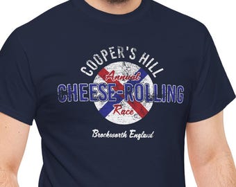 Cooper's Hill Cheese Rolling Tee | Vintage Race Festival Graphic