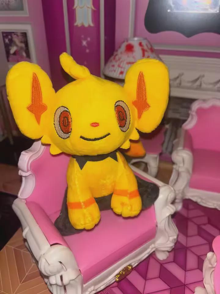 Shiny Shinx Plush Toy – Cute Pokémon Stuffed Animal for Collectors - Etsy