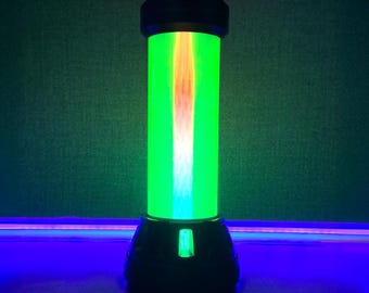 Sci-Fi Reactor Lamp ARC-1 | RGB Cyberpunk Desk Light, WiFi LED Ambient Lighting, Handmade